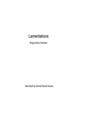 cover image of Lamentations